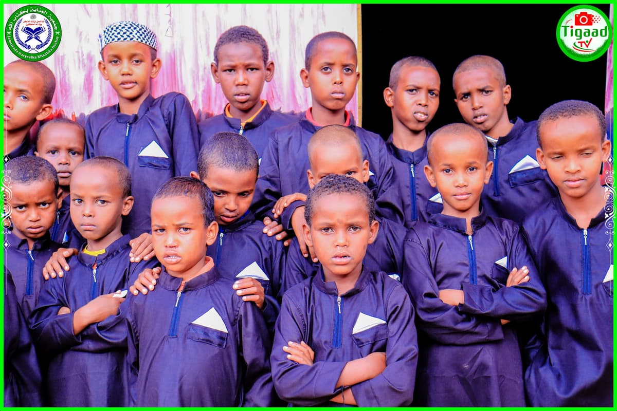 Orphan boys in uniforms at FZCDO
