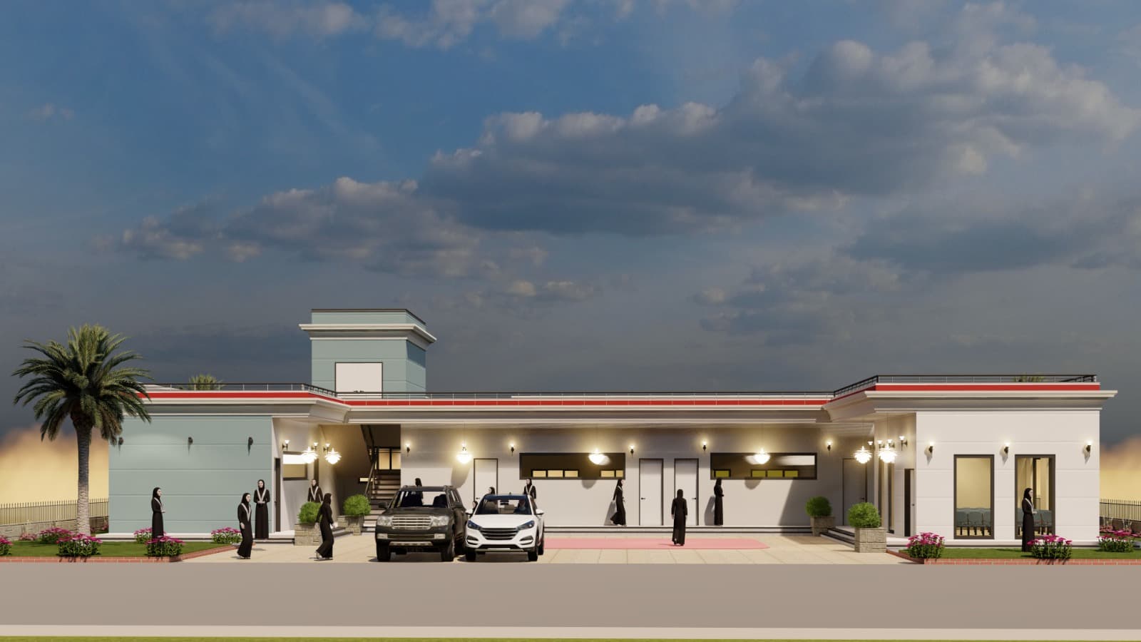 Orphanage and Development Center architectural render